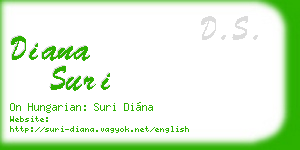diana suri business card
